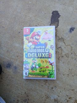 Super Mario Bros U Deluxe on Nintendo switch
