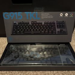 Logitech G915 TKL Tactile LIGHTSPEED Mechanical Gaming Keyboard - Black
