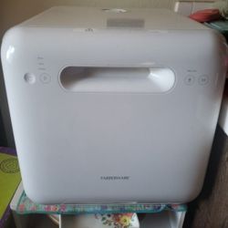 Last 2 Days!Farberware FDW05ASWWHC, Complete Portable Dishwasher, White