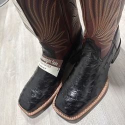 Ariat Full Quill Ostrich boots 9