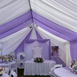20x40 Canopy Draping Full Package 