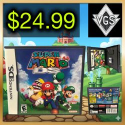 *CLASSIC* Super Mario 64 DS — Nintendo DS — 2004