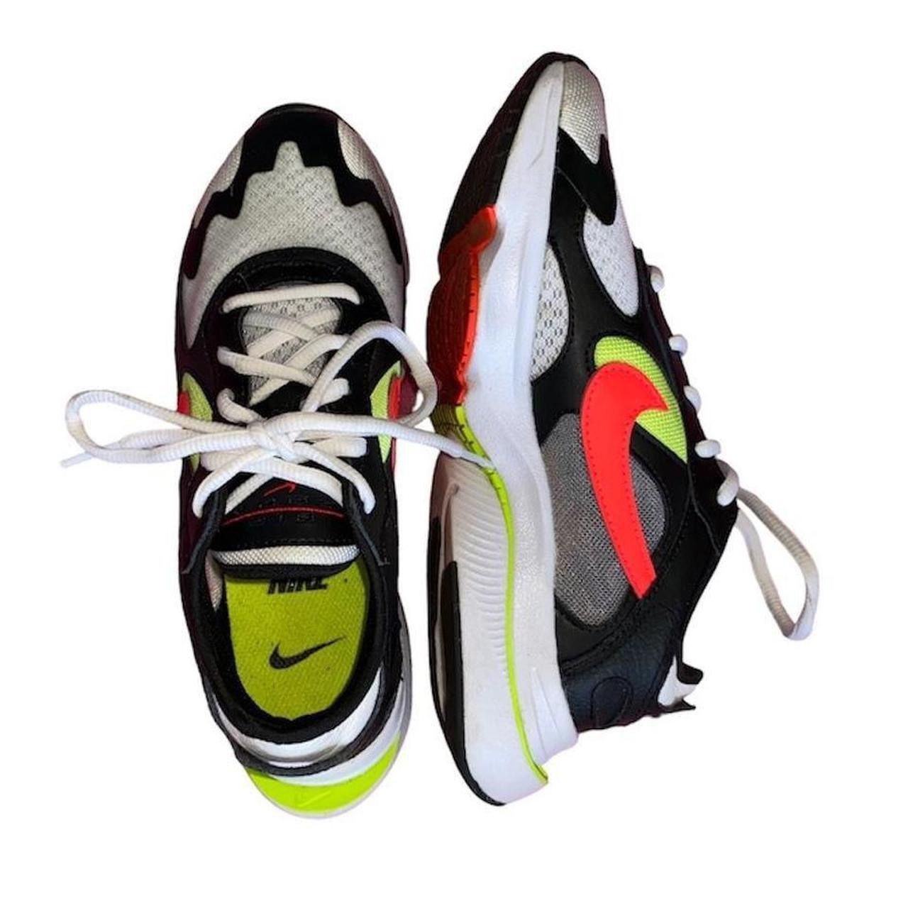 Nike air zoom black crimson volt sneakers black white neon green pink shoes Size 6