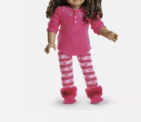 American Girl Doll Isabelle Fair Isle Doll Pajamas