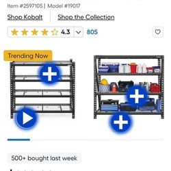 Kobalt Heavy Duty Steel Shelving