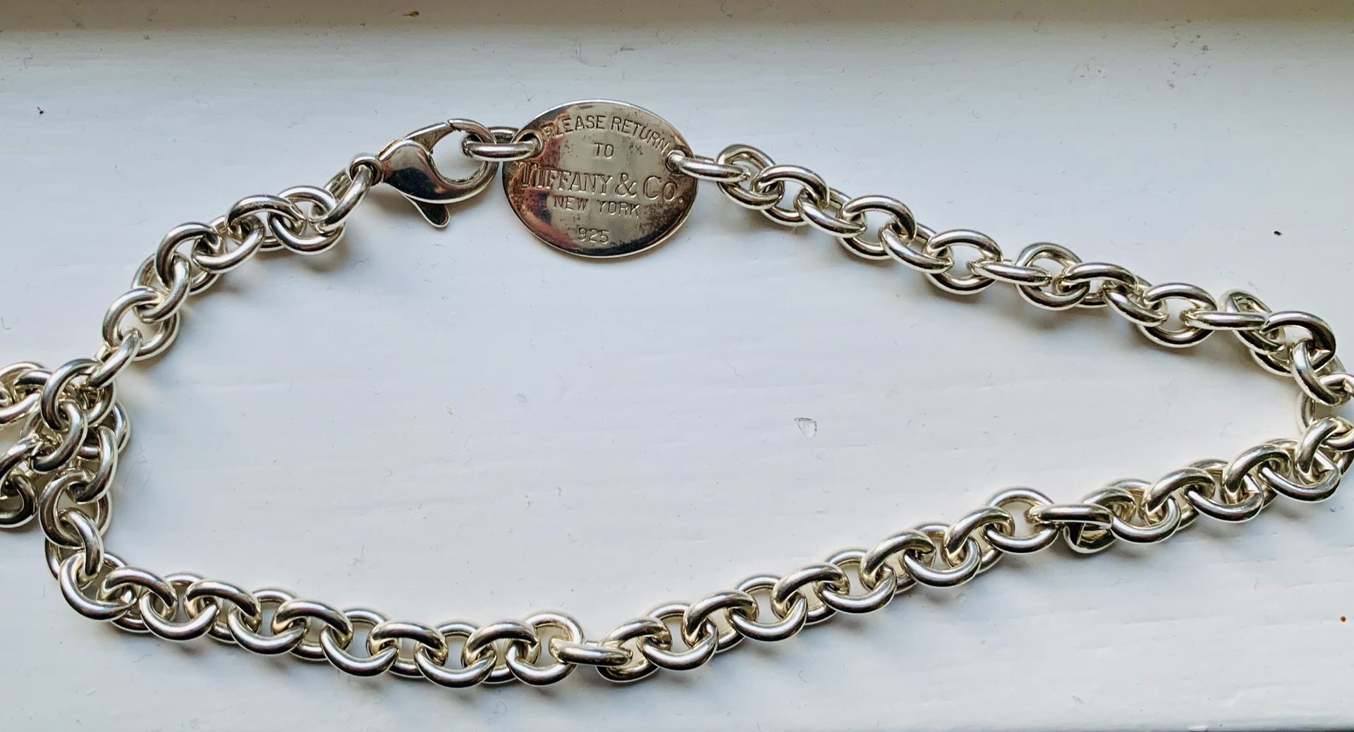 Tiffany &Co. authentic silver necklace.