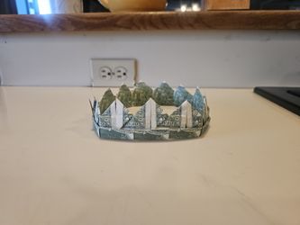 $2 Bill Money Crown