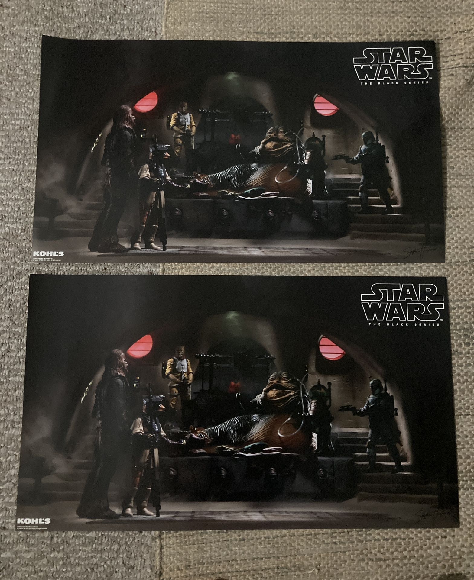 Star Wars Black Series Jabba The Hutt (Kohls store Exclusive) Poster