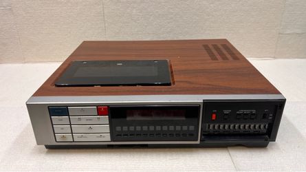 Vintage Quasar VH5031WW Top Loading VCR Wood Grain Japan
