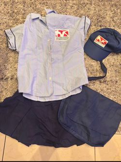 Sexy mail lady costume