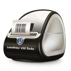 Dymo LabelWriter 450 Turbo Thermal Label Printer Black/Silver 1750283