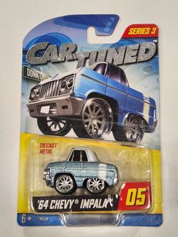 CAR TUNED . DIECAST METAL . DONK' D SERIES 3 . 1964 CHEVY IMPALA