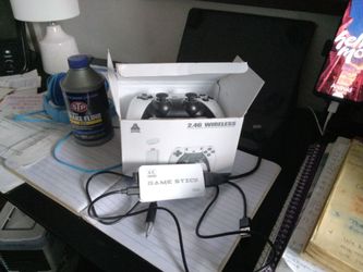4K Game Stick Pro with Wireless Controllers