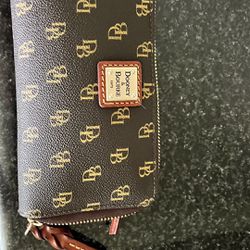 Like NEW DOONEY AND BOURKE LEATHER ZIP WALLET