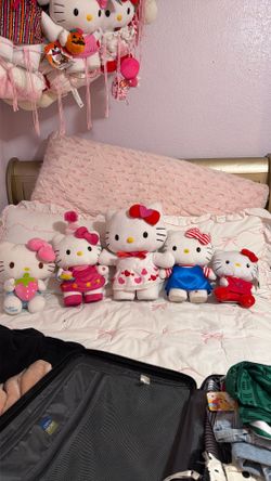 Hello kitty plushies