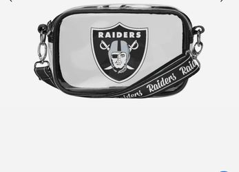 Las Vegas Raiders Team Stripe Clear Crossbody Bag