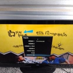 60 Inch Vizio TV W Remote, Can Deliver For Xtra $5