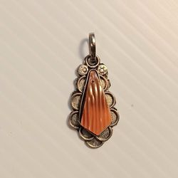 Carved Sea Shell Pendant 