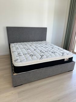 Cal King Size Mattress Pillow Top New bedframe not included sold separately