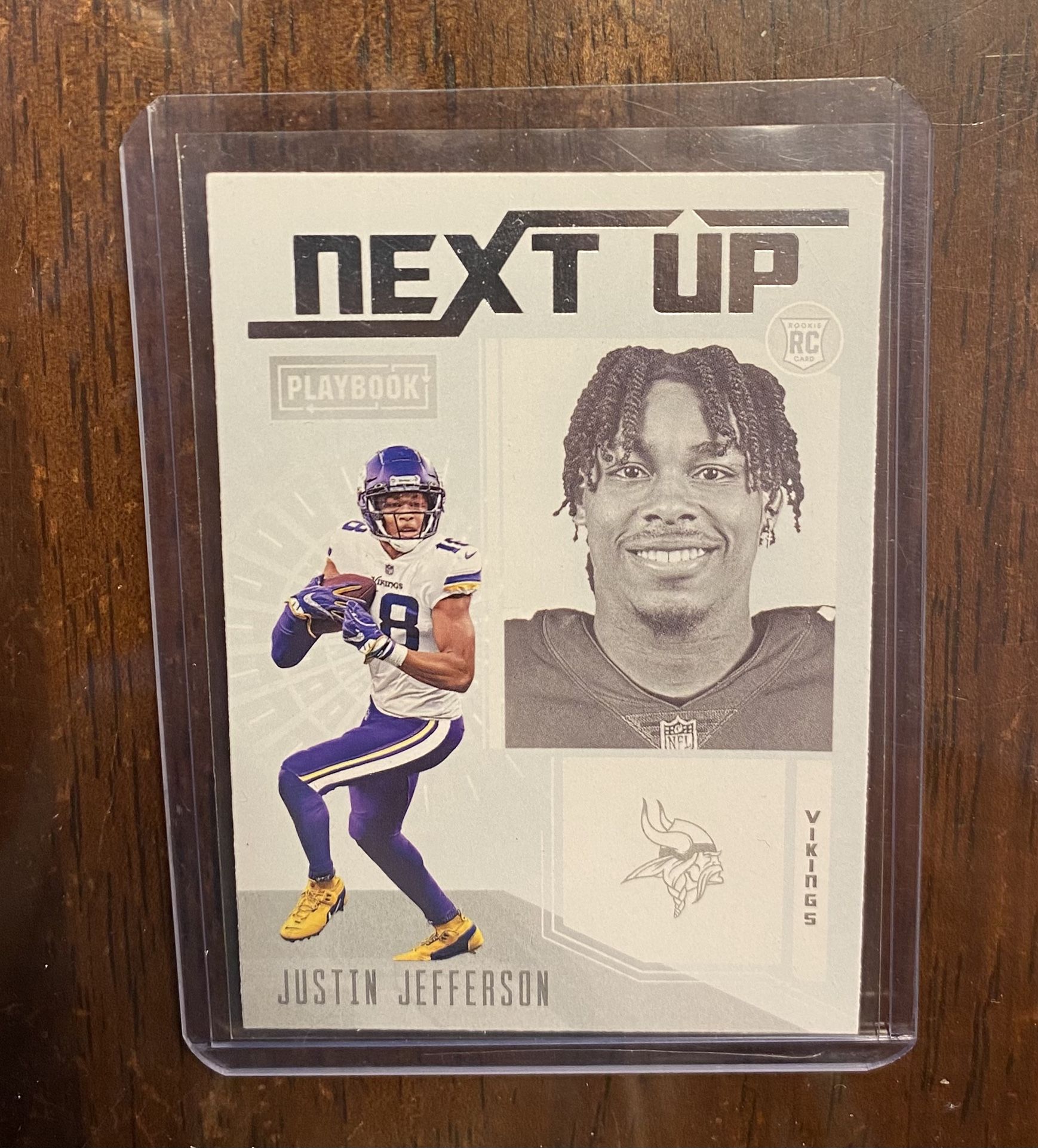 2020 Playbook Football Justin Jefferson Next Up RC