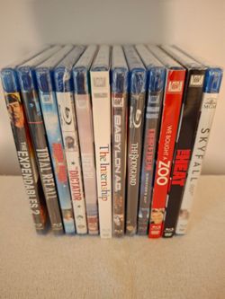 12 Movie Blu-ray Collection Factory Sealed Brand New