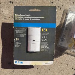unopened motion light switch 