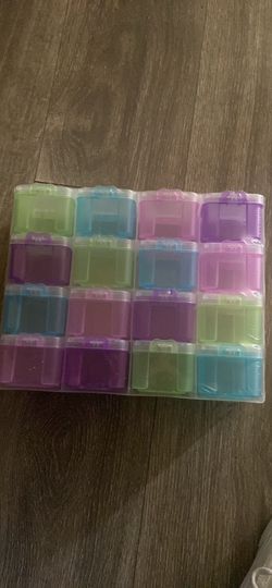 Craft Box Storage 16pcs
