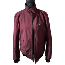 Guess Men's Burgundy Jacket Size S