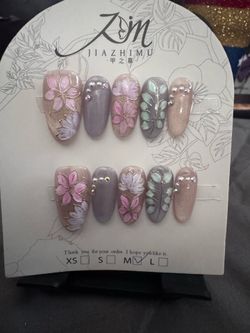 Press on nails Jia medium