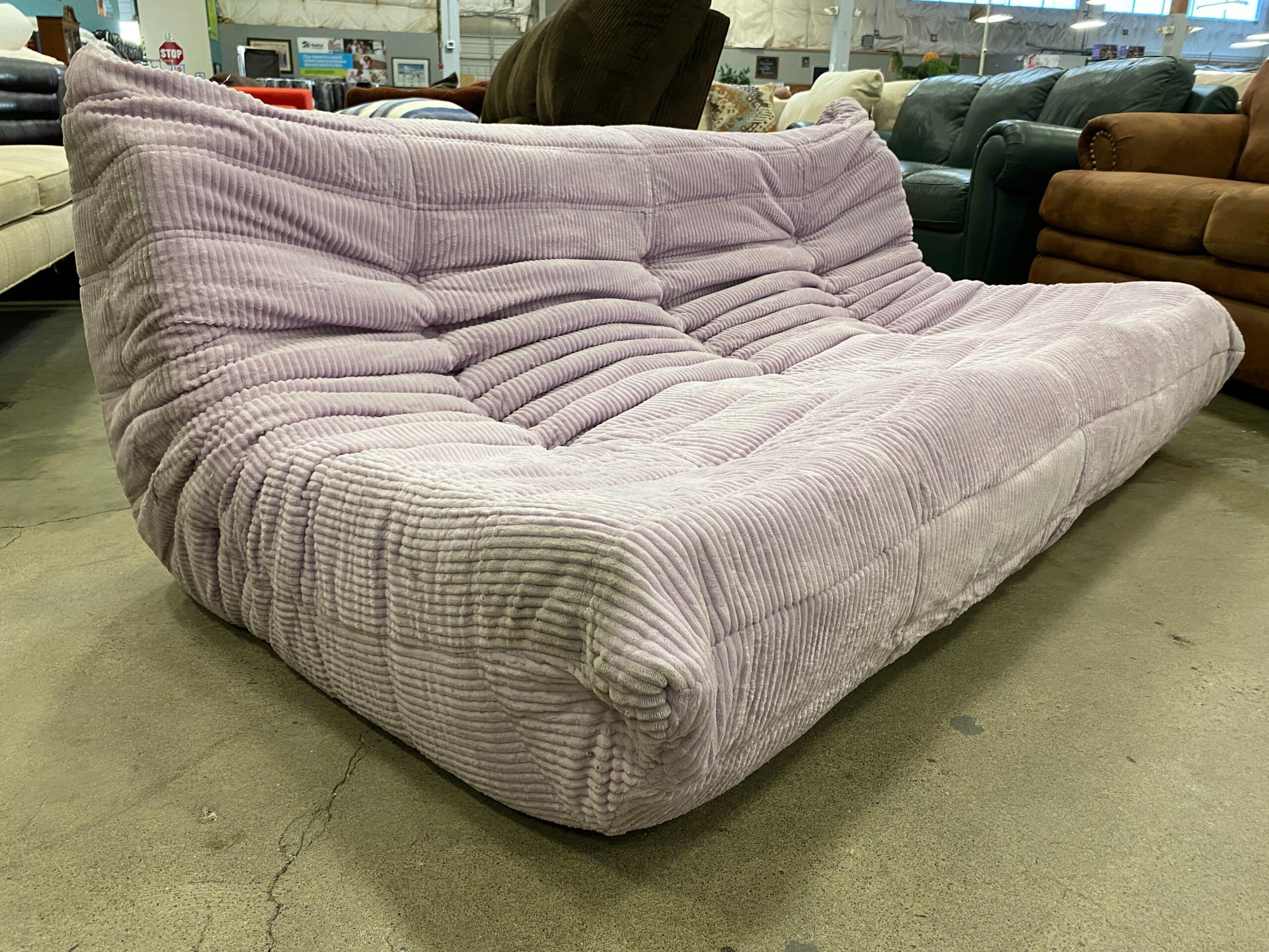 Lavender Bean Bag Floor Sofa