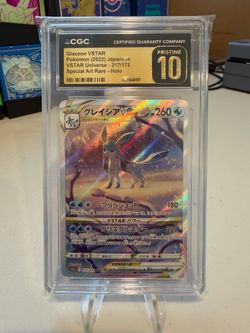 CGC Pristine 10 Glaceon VSTAR 217/172 Japanese Slab
