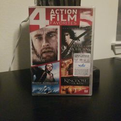 DVD 4 Movies Kingdom of Heaven, Master And Commander, Cast Away, The Last Of The Mohicans