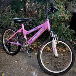 Pink Mountain Bike