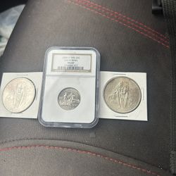 2 Mexican  Un Peso 1978. Plata Y Una  Quartz Certificada 