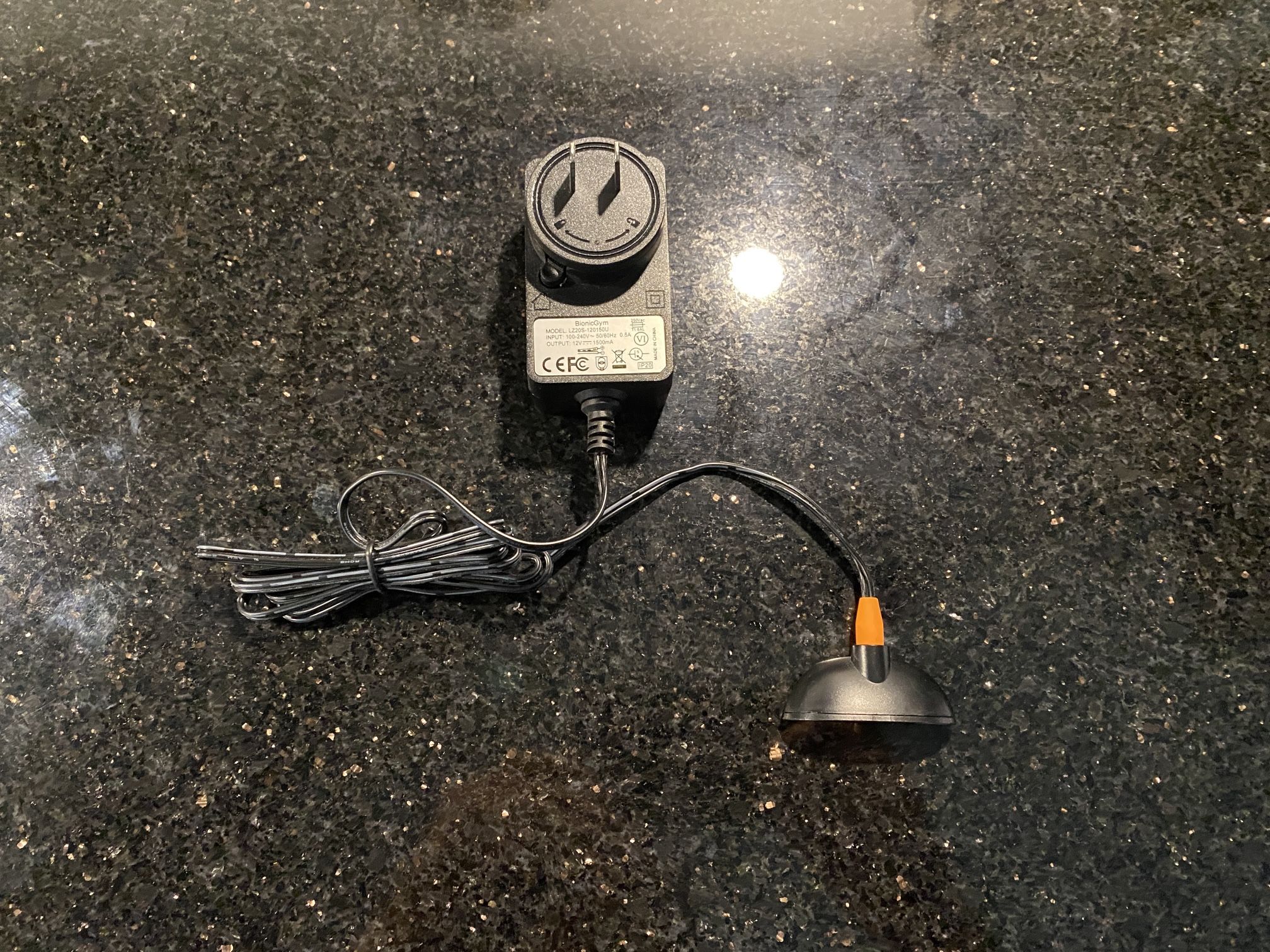 BionicGym Charger 12V 1500mA Model LZ20S-120150U for BionicGym Wrap