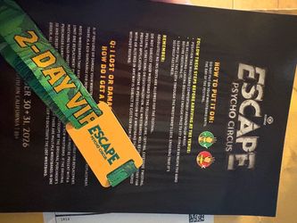 ESCAPE 2-DAY VIP