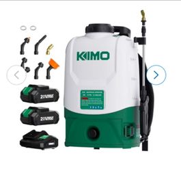 20V Max 4-3 Gallon Battery Powered Backpack Sprayer Kit 73 PSI Includes 2 2-0Ah Lithium-Ion Batteries