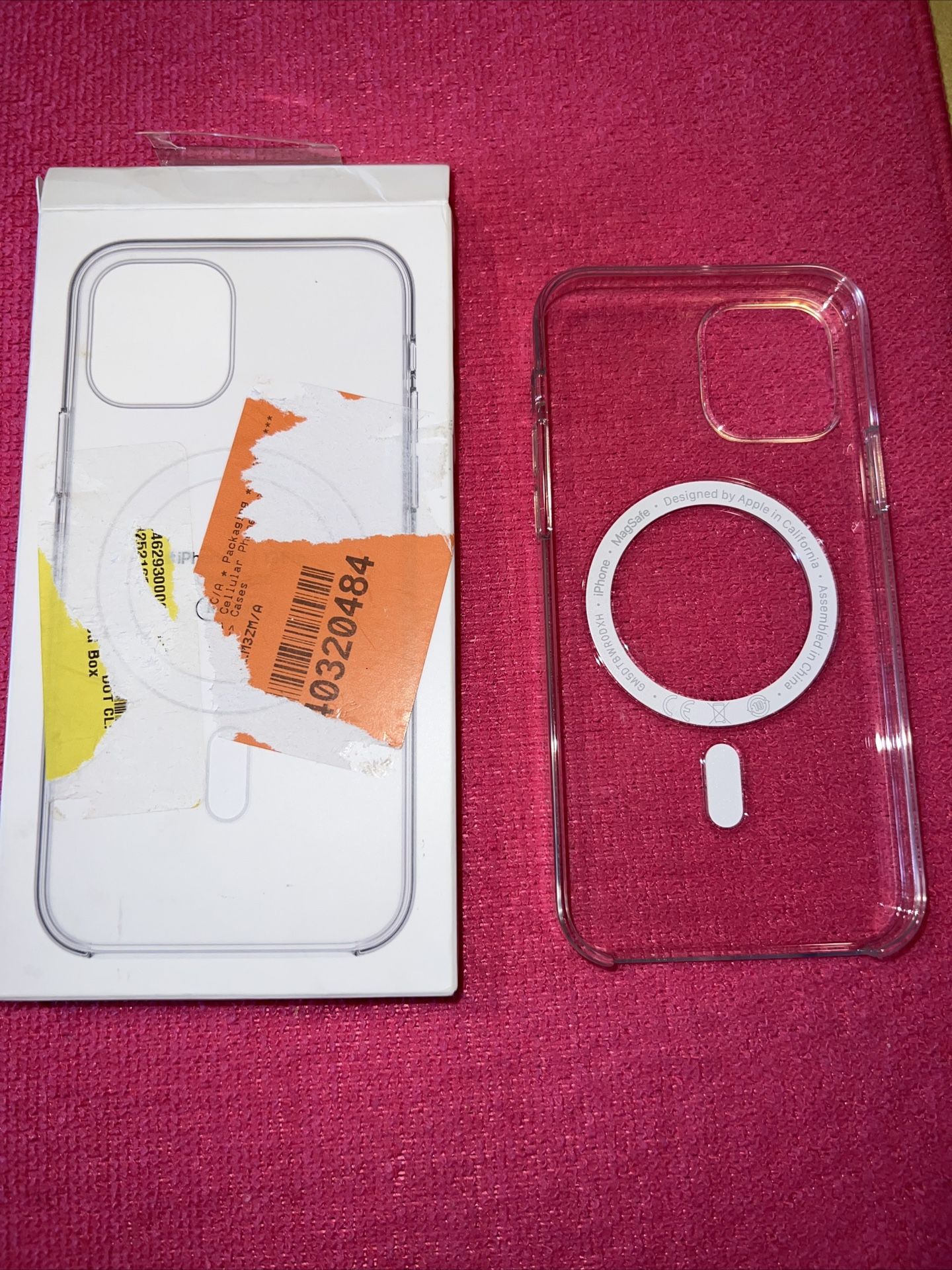 apple iphone 12/12 pro max clear case with magsafe