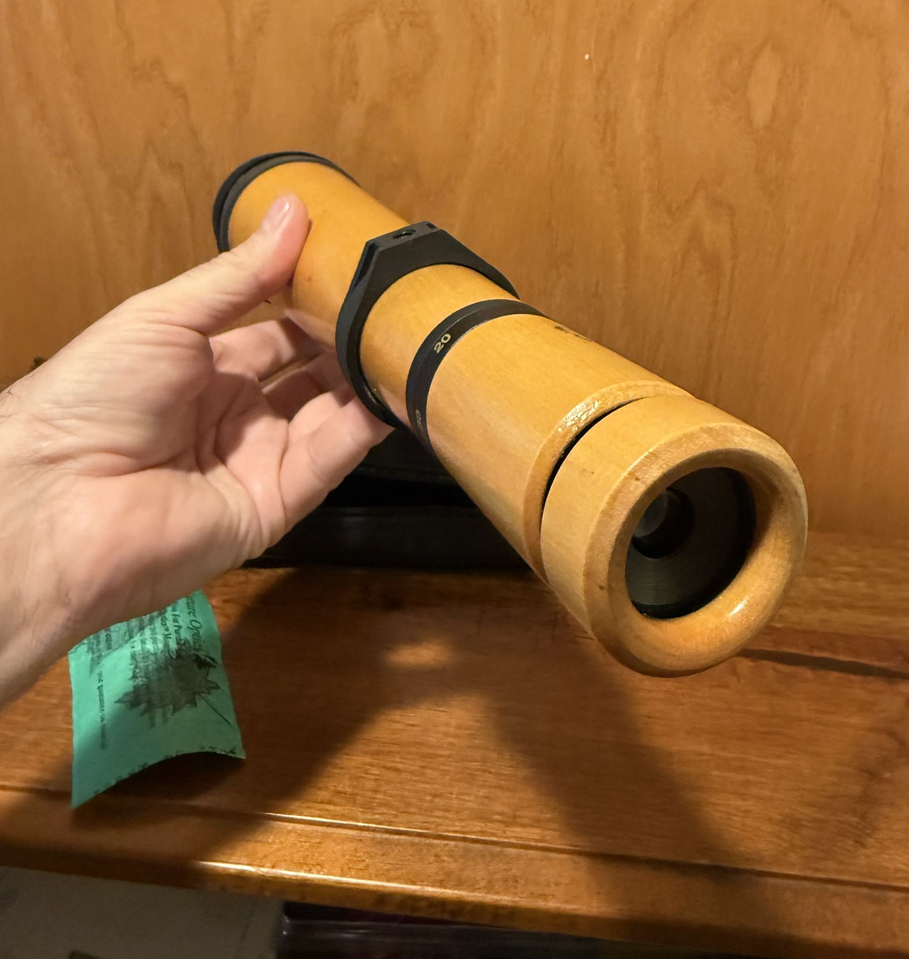 RARE made in Belarus Real WOOD Telescope tube ZOOM 20-50x50 with Case