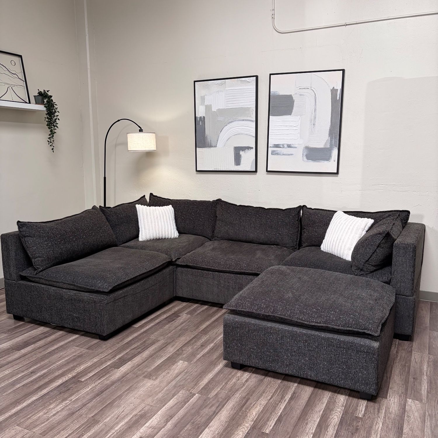 FREE DELIVERY Gray Sectional Couch