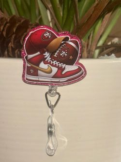 SF 49ers Retractable Badge Reel