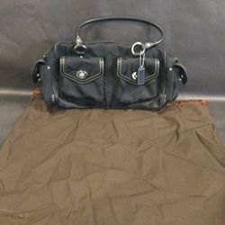 Coach canvas satchel handbag