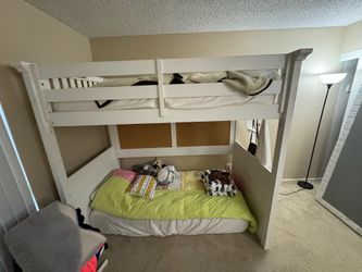 White Bunk Bed Frame – Good Condition