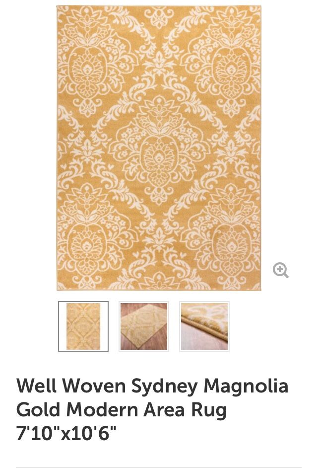 Gold 7x10 rug $150