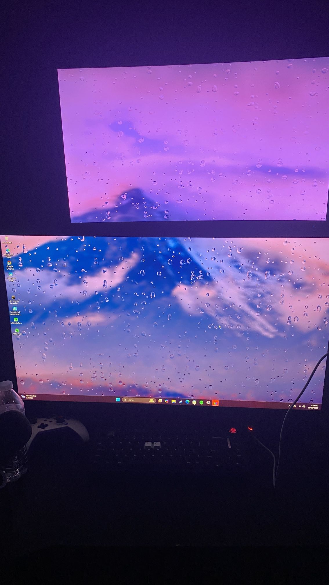 Lg Monitor 27 Inch 100hz And Sceptre 144hz 24 inch And A Stand