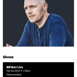 Bill Burr Tickets Hollywood Bowl (4 Tickets For The Price Of 2)