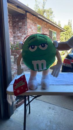 Green M&M Christmas decorations