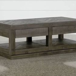 Living Spaces Harrison Coffee Table – Rustic Modern 475.00 OBO