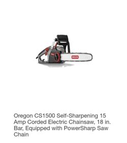 Oregon CS1500 Electric Chain Saw