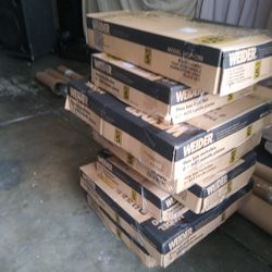 300lb Olympic weight set with barbell and clips